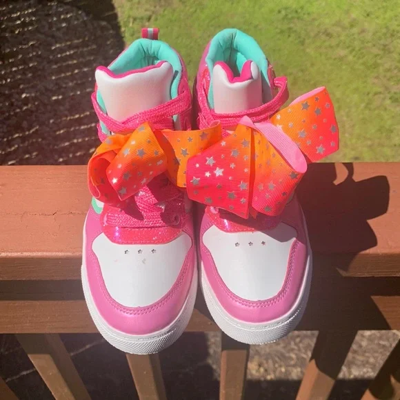 Nickelodeon Jojo Siwa Toddler Girl Hightops _ Size - 1 - Picture 1 of 16